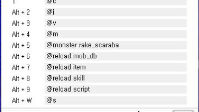 작은 팁] @reload 계열 단축키 등록